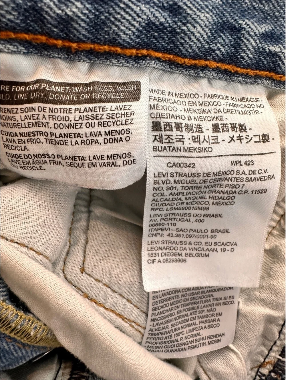 Levi’s 501 Original Fit Button Fly Jeans W33 L32